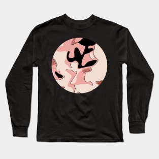 Original abstract modern minimalist design art Long Sleeve T-Shirt